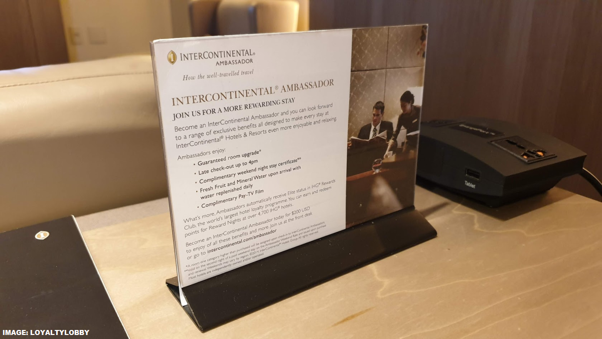 InterContinental Ambassador Benefits