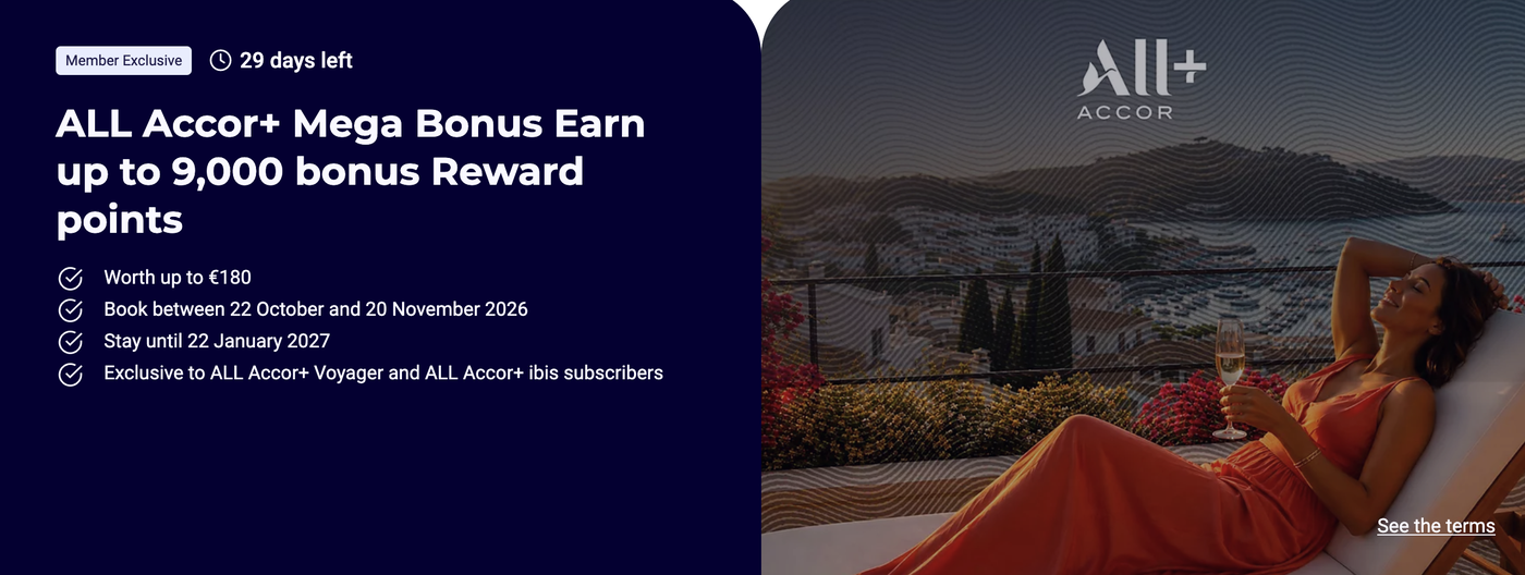 All accor mega bonus ibis voyager