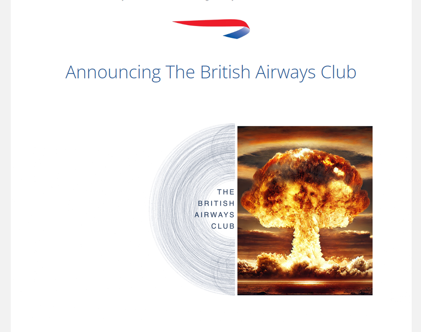 Bas obnoxious email announcement