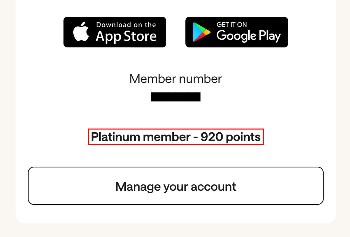Club avolta account upgrade