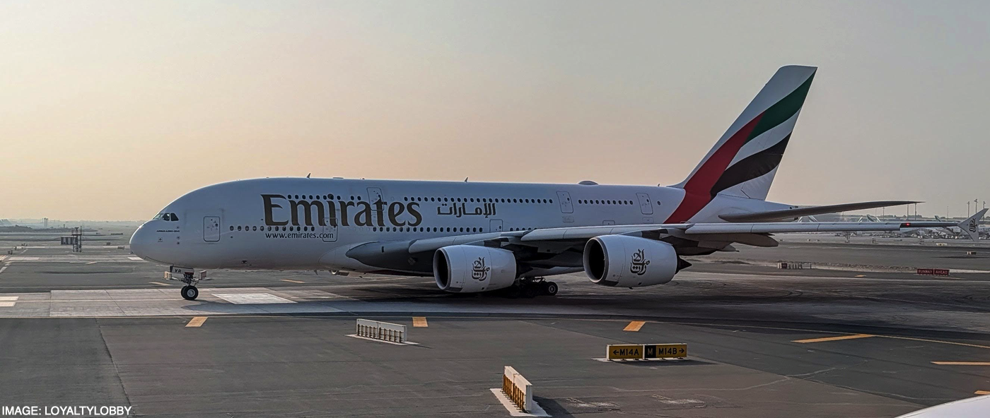 Emirates a380 plane dxb