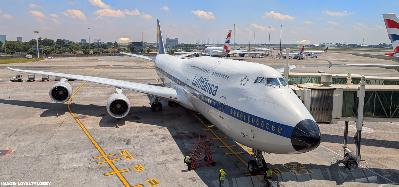 Lufthansa 747 plane gru