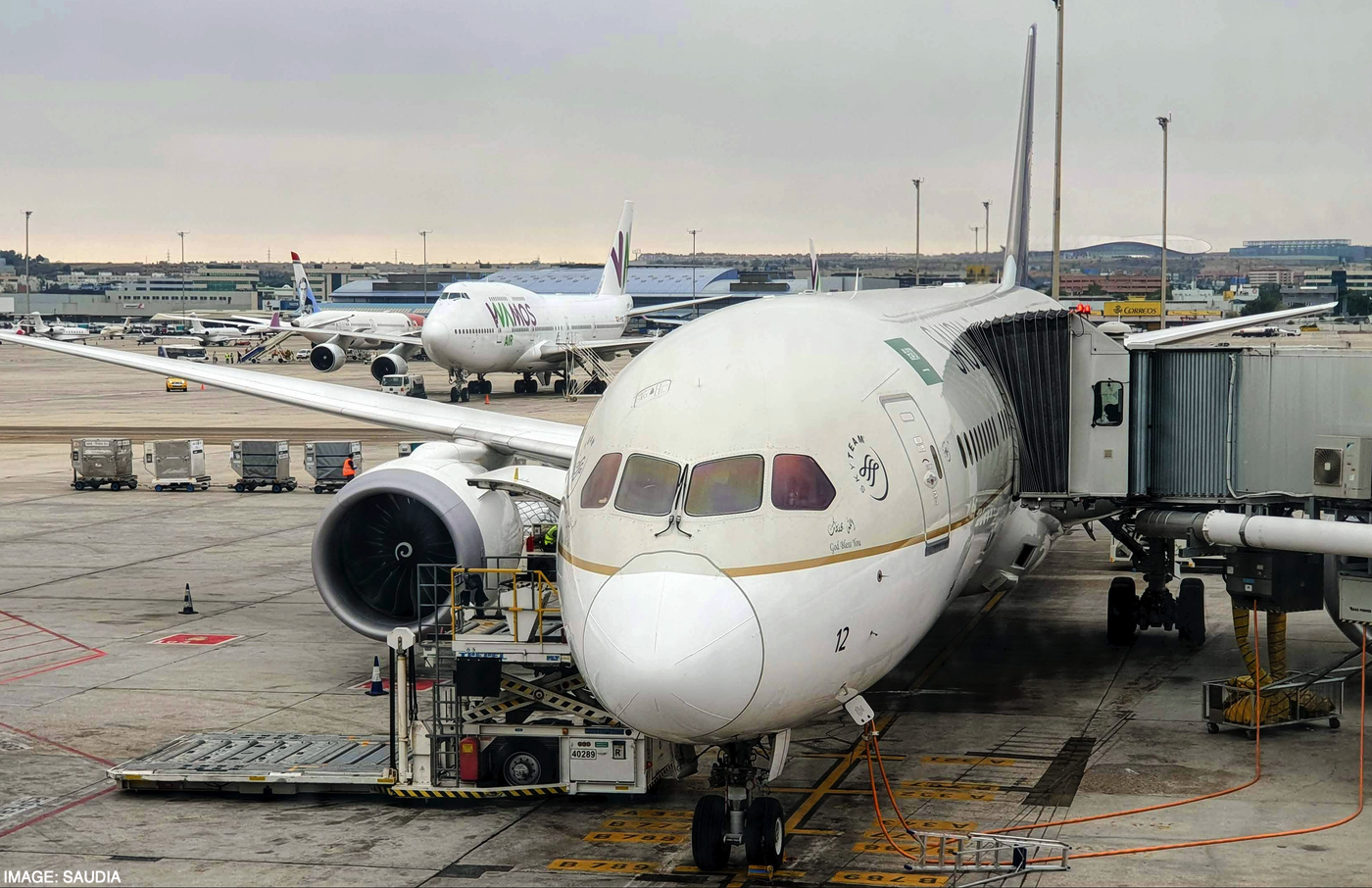 Saudia plane