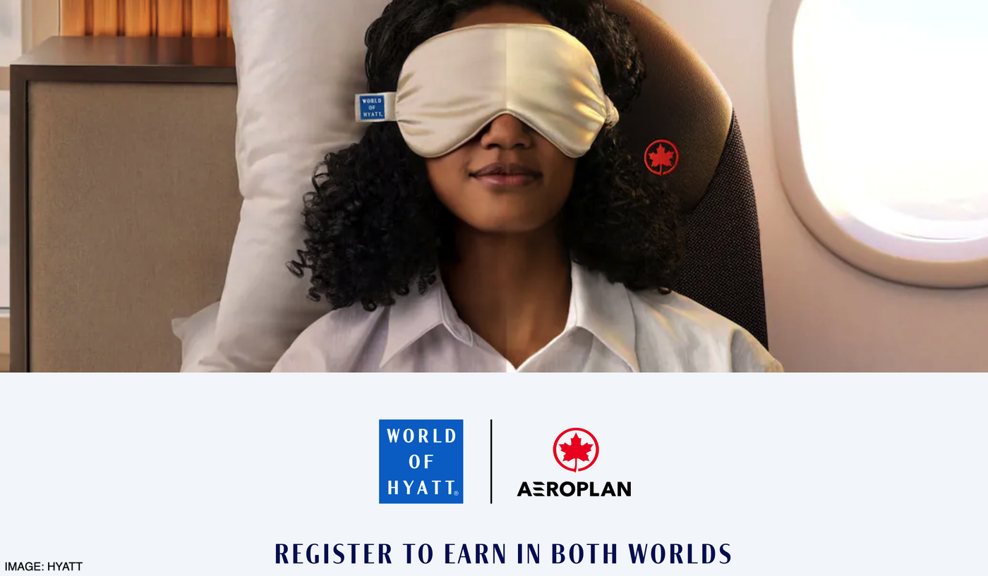 World of hyatt air canada aeroplan bonus miles offer fall 2026