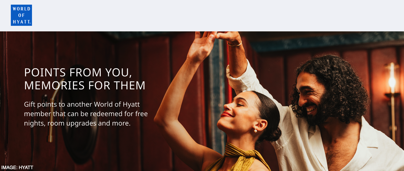 World of hyatt points transfer